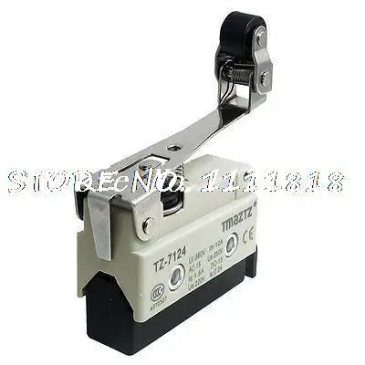 Long Hinge Roller Lever Momentary Limit Switch TZ-7124 AC 250V/1.5A DC 220V/0.3A