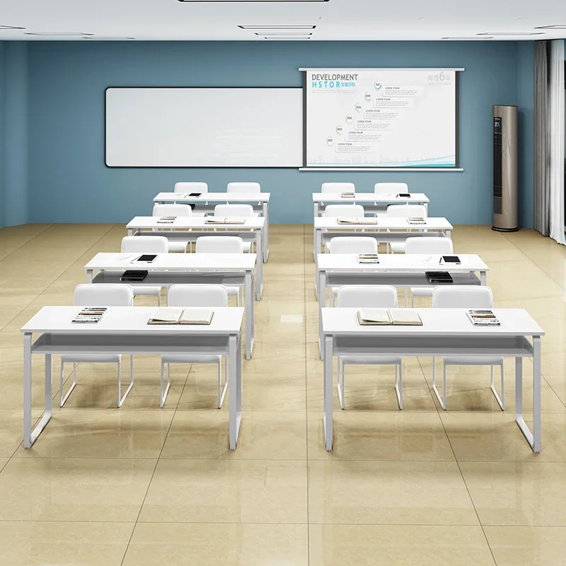 High quality Training office rectangular training institution meeting student classroom study long table