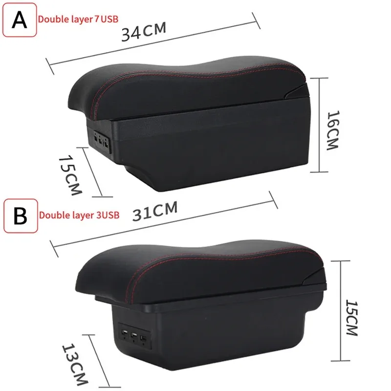 Para Opel Astra caja de reposabrazos para Opel Astra H 2006-2011 reposabrazos de coche caja de almacenamiento de superficie curva instalación Simple dedicada