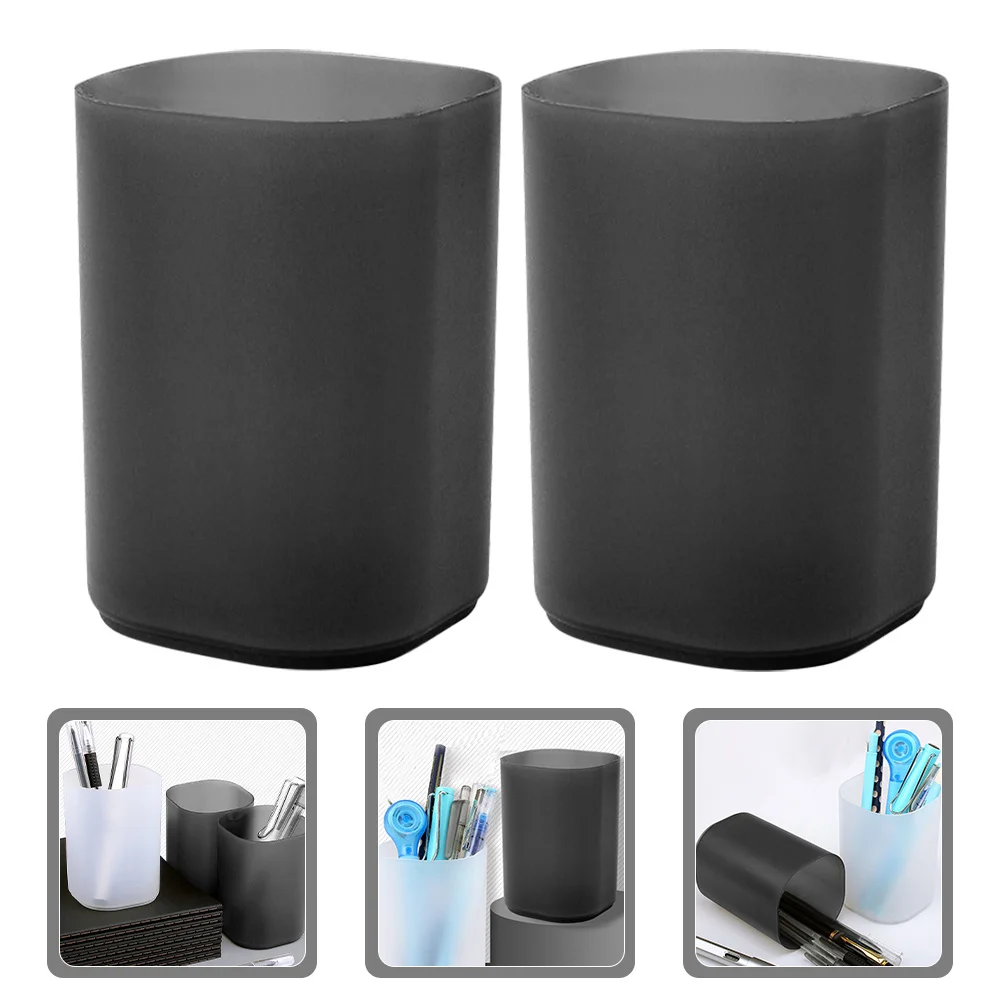 

2Pcs Pen and Pencil Organizer Stationery Container Exquisite Craftsmanship Practical Use Home Office Decorative