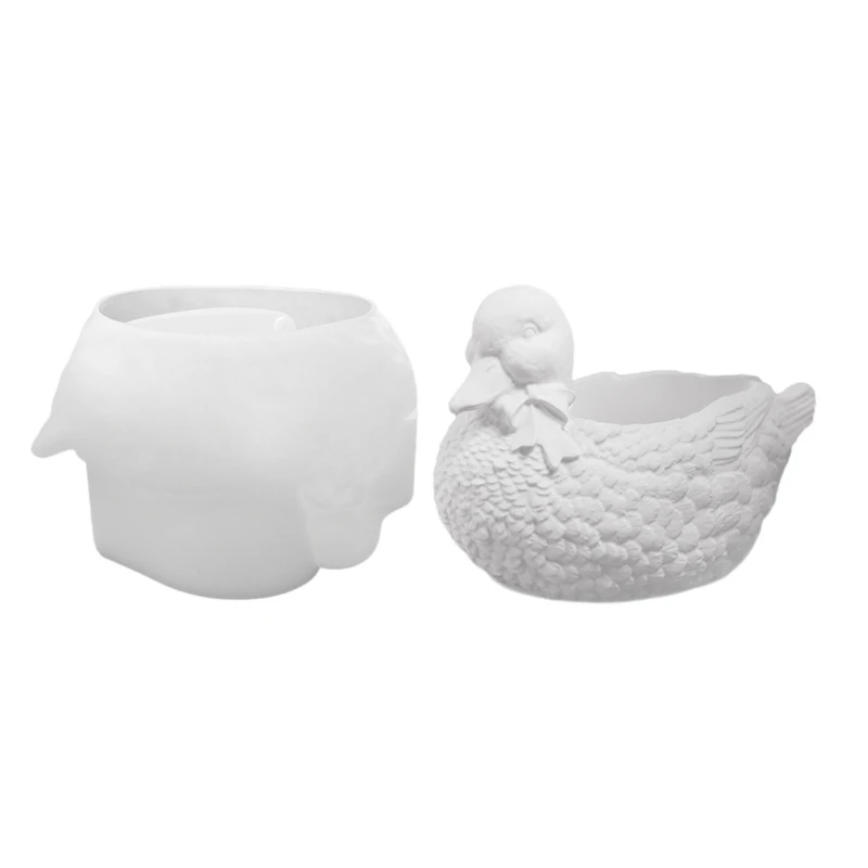 Silicone Crafting Mold Elegant Duck Holders Moulds Organizers Moulds Suitable for Hand-Making Dropship