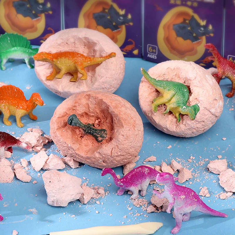 Dinosaur Eggs jurassic Park Tyrannosaurus Model Toys Scientific Mining Dinosaur Archeology Digging Educational Toys For Kid Boy