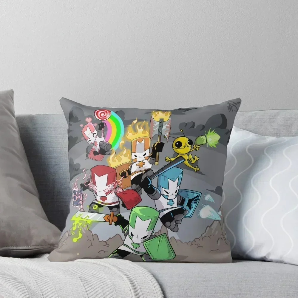 

Castle Crashers Featuring. THE ALIEN HOMINID Throw Pillow covers for pillows Rectangular Cushion Cover New year pillow