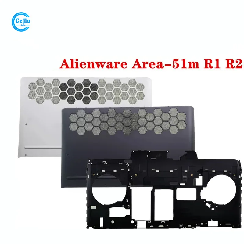 NEW ORIGINAL Laptop Bottom Cover Case Bottom Bracket for DELL Alienware Area-51m R1 R2 05M6VV 0J72RC 01DV4W 0PNX7M 062RH9 09T8WH