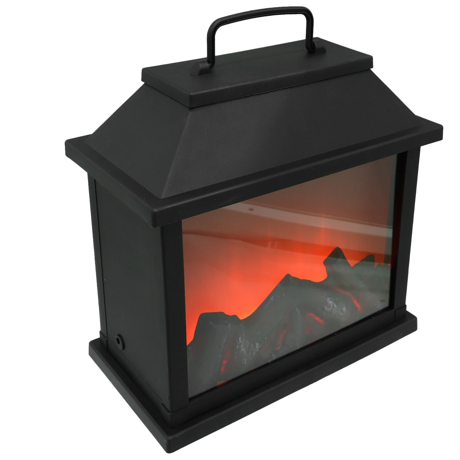 

1pc Christmas Lantern Led Light Decoration Xmas Decorative Lamp Flameless Fireplace Lantern For Indoor Home Party Decor Hanging