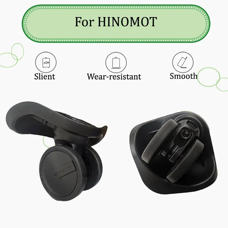 

Колеса для чемоданов HINOMOTO HKSN50 с бесшумным вращением — универсальные сменные колеса для плавного передвижения багажа