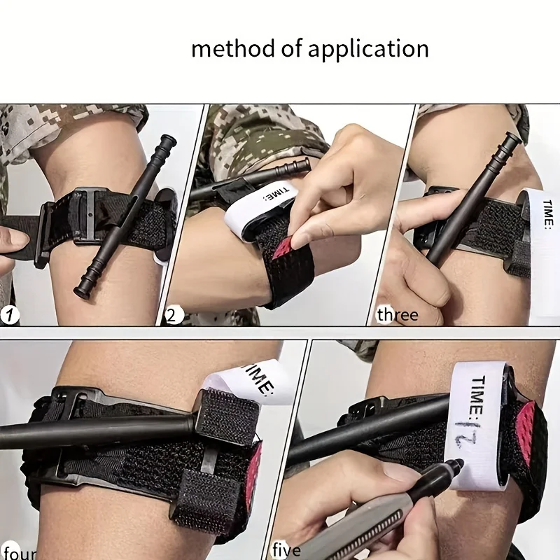 3 في 1 عاصبة مجموعة عاصبة حامل الأكياس مولي النايلون لمقصات الصدمة EMT حقيبة التخزين الرياضة في الهواء الطلق عاصبة الطوارئ #5