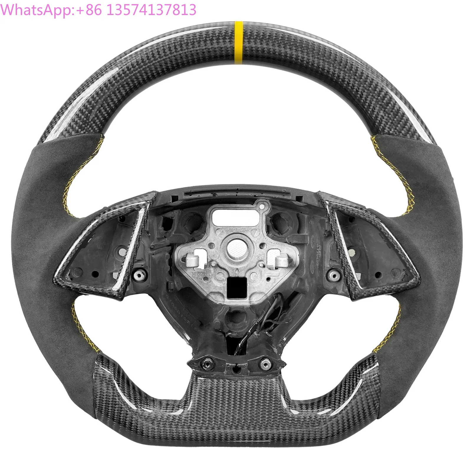 

For Chevrolet Camaro ZL1 LT1 SS Real Carbon Fiber Steering Wheel Customization
