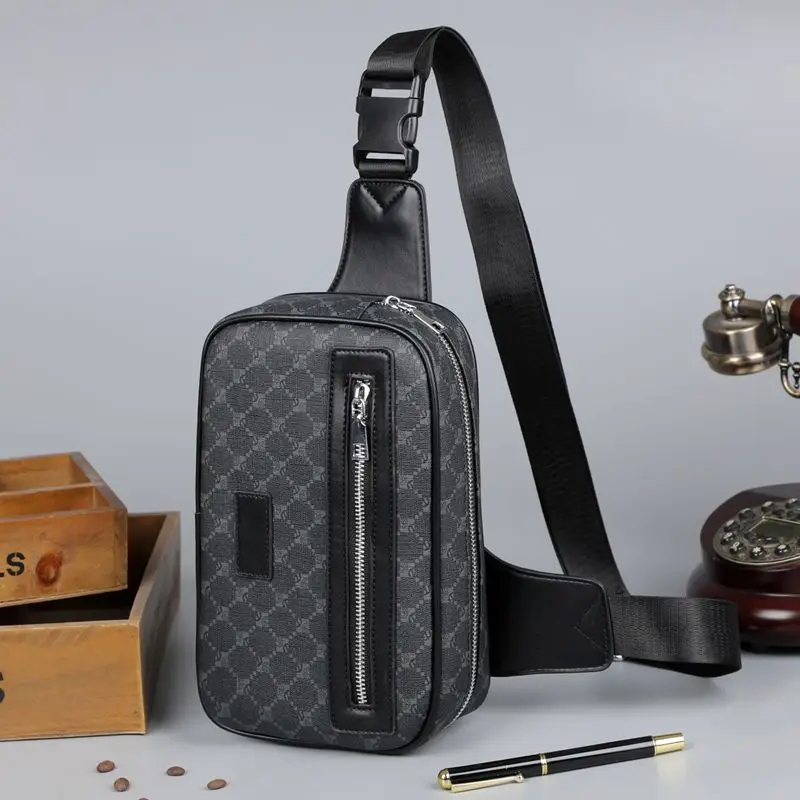 Fashion Luxury Chest Bag Women Retro Printing Waist Bag Men Shoulder Bag Male Chest Bags Handbags Crossbody Messenger Back Bags