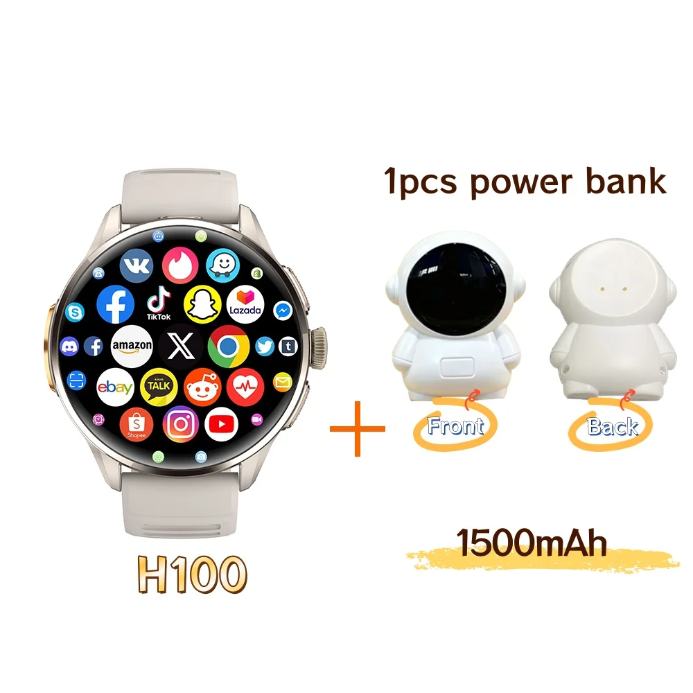 Men's Android Smart Watch with 4G Network and Dual Camera