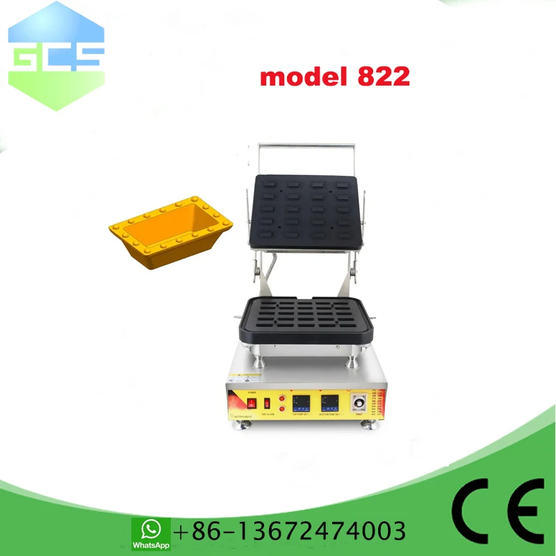 Model 822 Professional Production Tart Press Mold Cup Machine Egg Tart Shell Maker Tartlets Making Machine