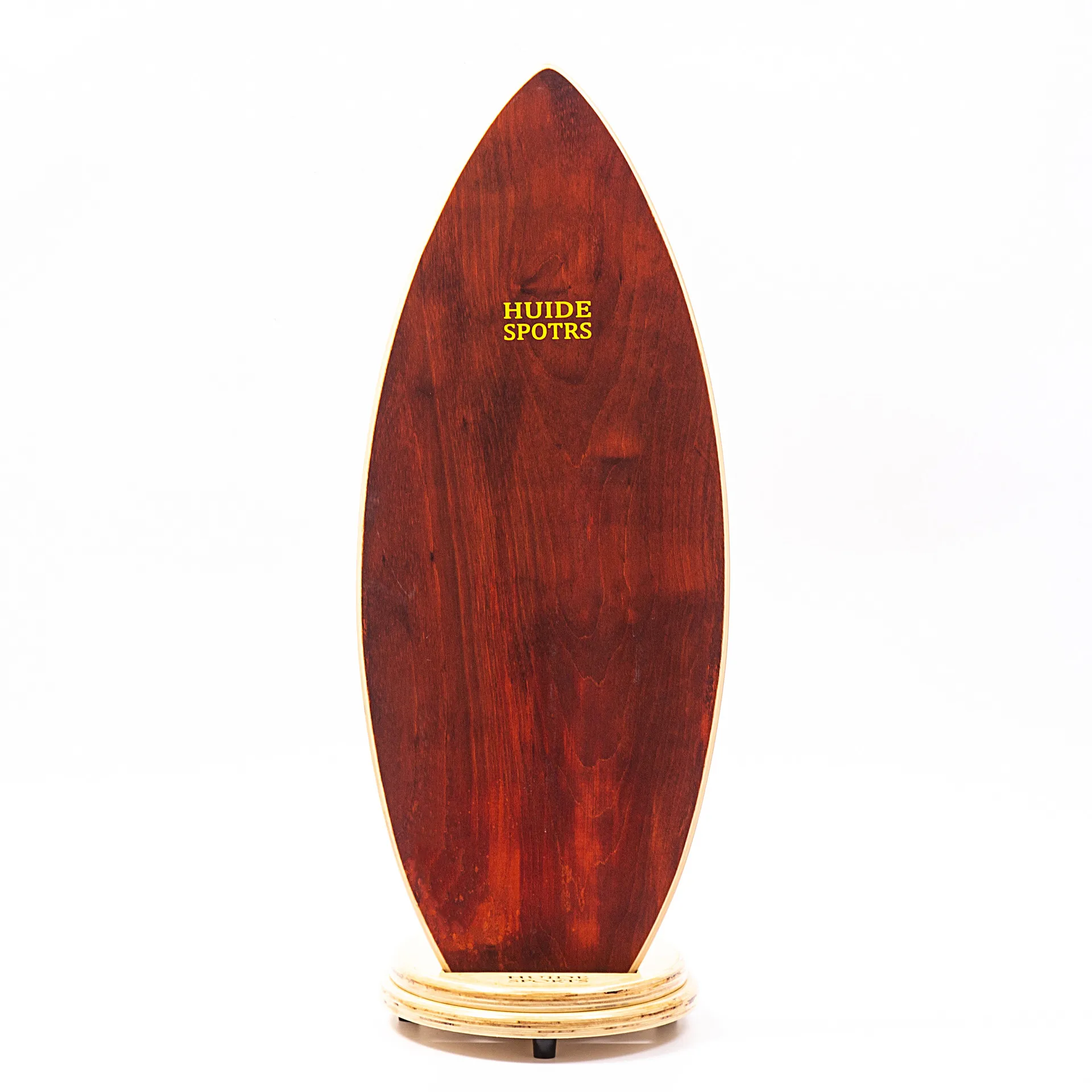 لوح توازن لوح التزلج على شكل سمكة، لوح اللياقة البدنية الخشبي لركوب الأمواج على الأرض، لوح التوازن الأساسي للتدريب على التزلج واليوجا