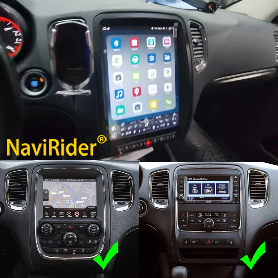 

Автомобильный мультимедийный плеер Android 2din с Bluetooth и CarPlay для Dodge Durango 2011-2020 годов выпуска