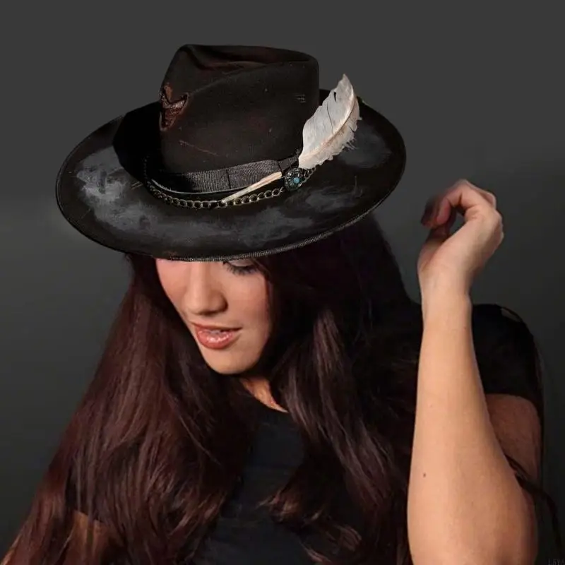 

L5YA Stage Performances Hat Sweatproof Hat Fisherman Hat for Everyday Elegances