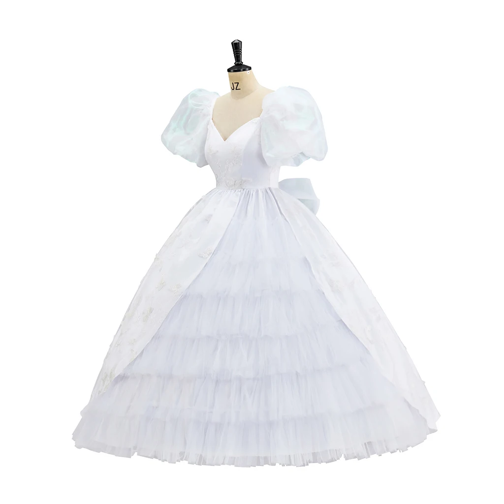 strapless open back dress Custom Cinderella Inspired Two Piece Crop Top and Skirt