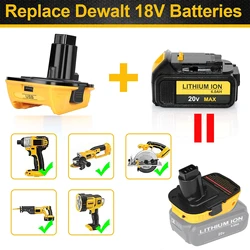 DCA1820 20V Battery adapter for Dewalt 18V Tools Convert for Dewalt 20V Lithium Battery DC9096 DE9098 DE9096