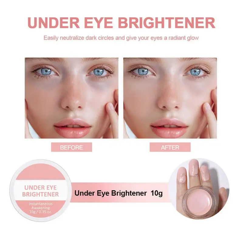 Under Eye Highlighter ดูเป็นธรรมชาติ Under Eye Radiance เครื่องสําอางแต่งหน้าทุกวันสําหรับรองพื้นคอนซีลเลอร์ highlighter