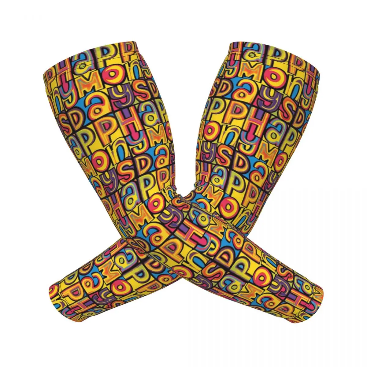 Happy Mondays рукава для мужчин и женщин защита от солнца и ультрафиолета татуировка прикрытие спорт охлаждение езда на велосипеде