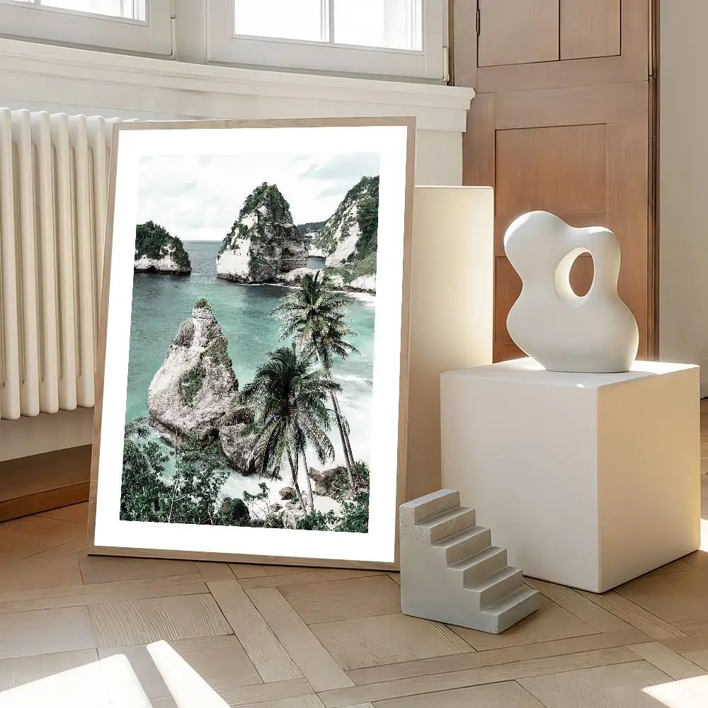 Bali Beach Poster Wall Art For Study Living Room Decor Unique Home Decoration Picture
