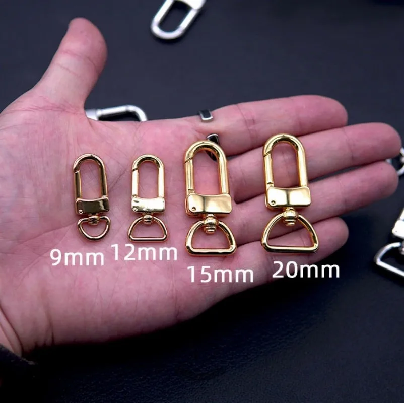 Piece Lobster Clasp Gold Plated Hook Clasp Alloy Material Bag Accessories Spring Hook Clasp Luxury Bag Buckles