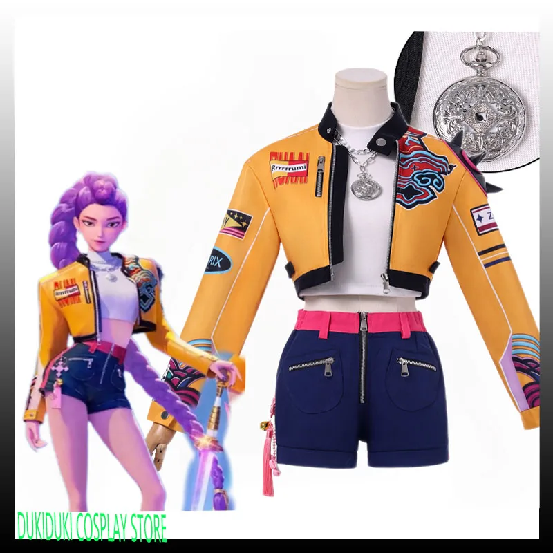 

В НАЛИЧИИ Rumi Zoey Mira Косплей Костюм【XS-3XL】DukiDuki Girl Женский костюм на Хэллоуин Косплей Ролевая вечеринка Представление