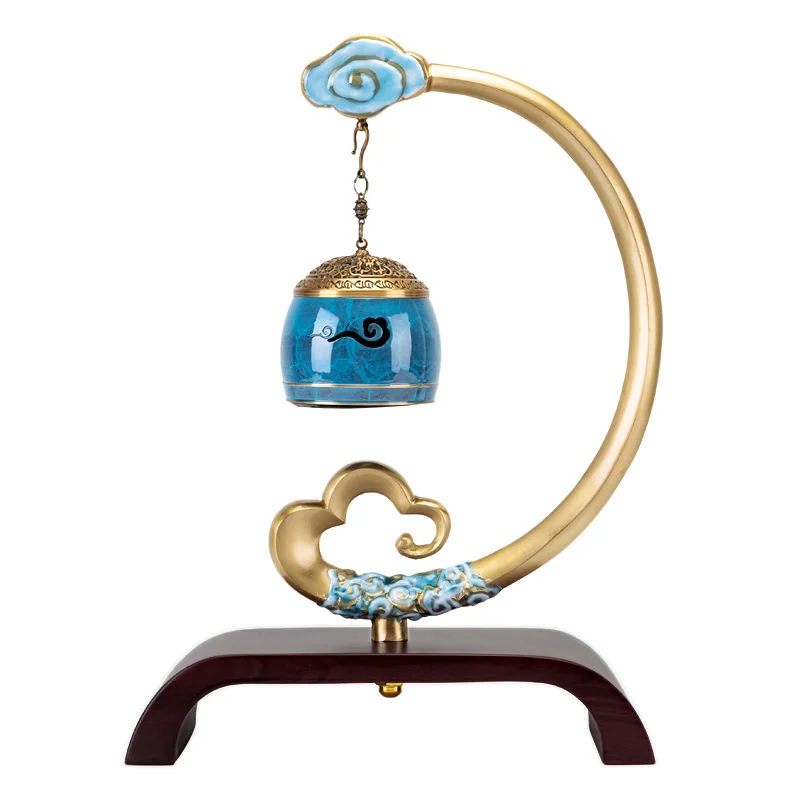 

Pure copper hanging incense burner incense household indoor Bluetooth music hanging sandalwood agarwood tea table