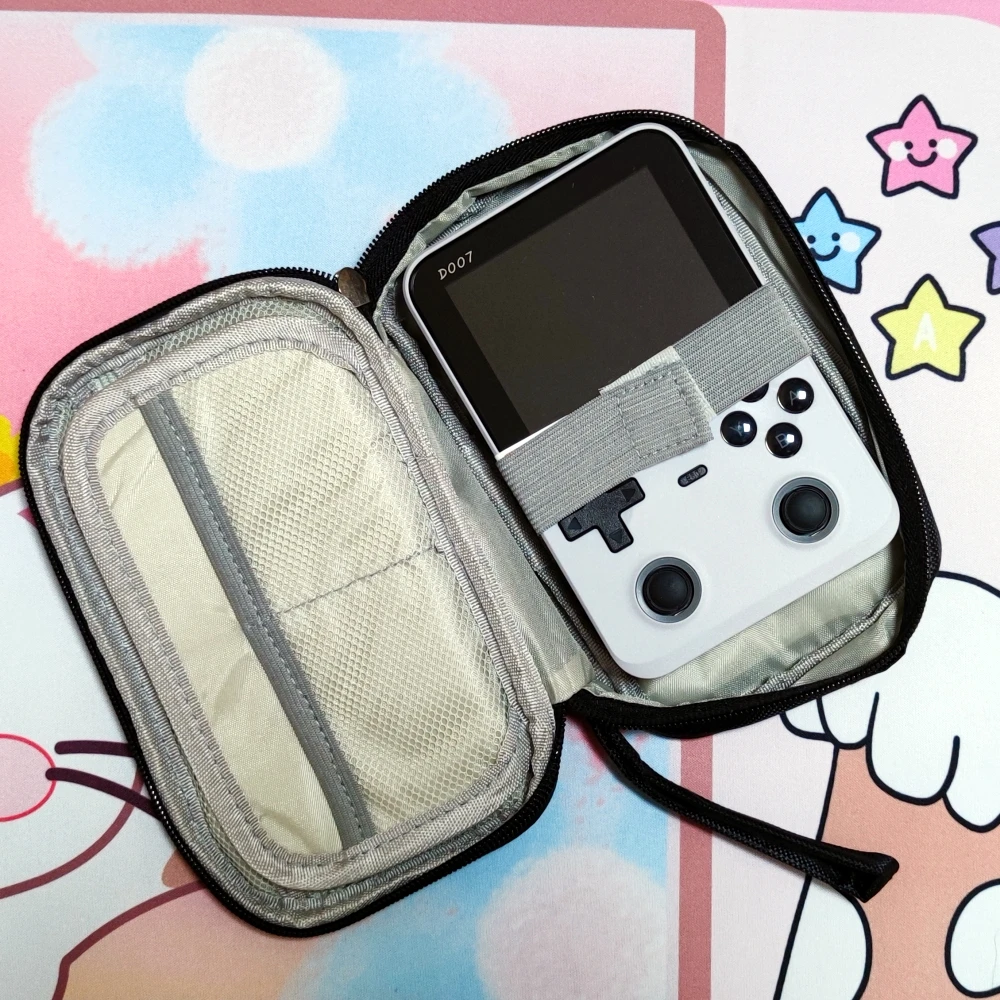 D007 PLUS X6 게임 콘솔 핸드백 여행 가방 보관 케이스 방수 방진 용 가죽 디지털 보관 가방