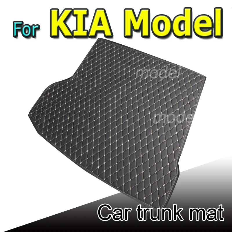 Waterproof Car Trunk Mat For KIA Telluride 6seat Soul Sorento 7seat K5 RIO HATCHBACK K5 Xceed Cargo Liner Boot Carpets