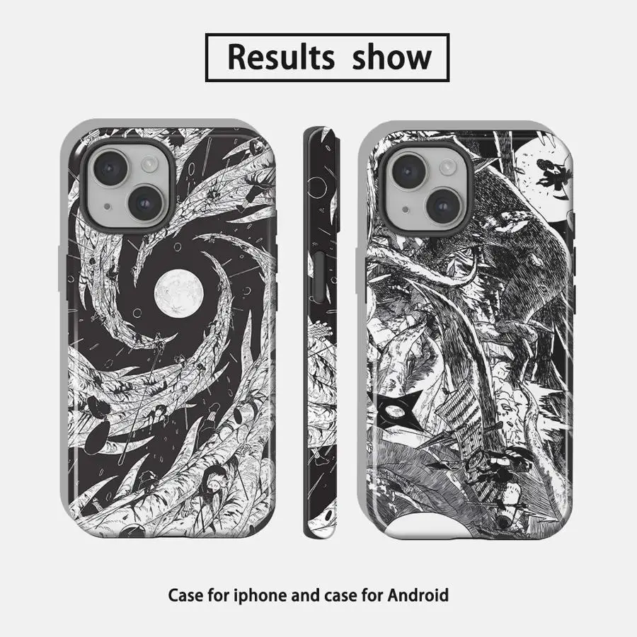 Capa de Celular Anime Uzumaki para Apple iPhone 17 XS XR 13 Plus 16e 12 Pro Max 15 16 14 Air 11 Capa Macia