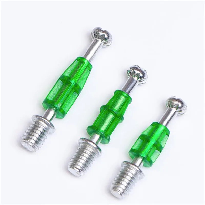 5Pcs Drie In Een Schroef Meubels Connector Kast Bureau Link Fixer Fasteners Hardware Meubels Schroeven Thuis