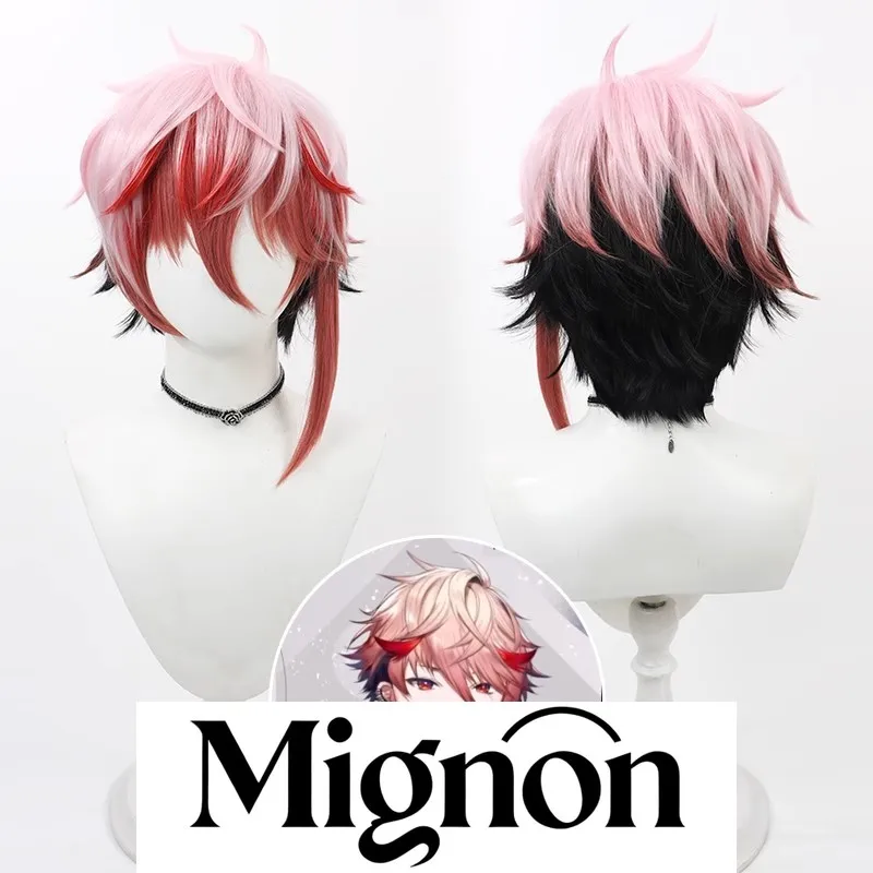 

Парик для косплея VTuber Seraph, разноцветные блики, подарок на Хэллоуин