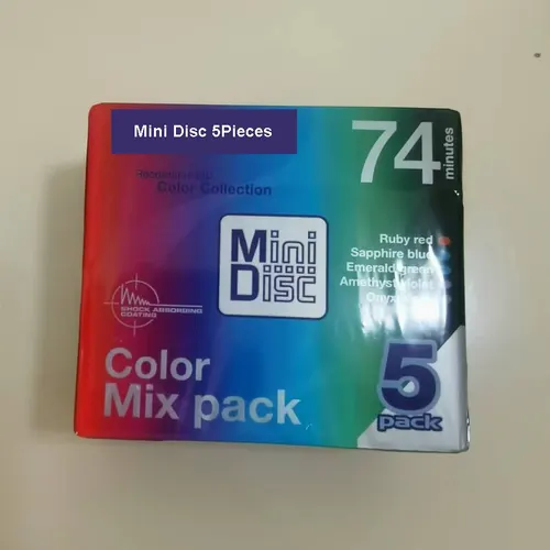 Imagen 1 del producto Original a estrenar Mini disco MD grabable 74Min 5 piezas