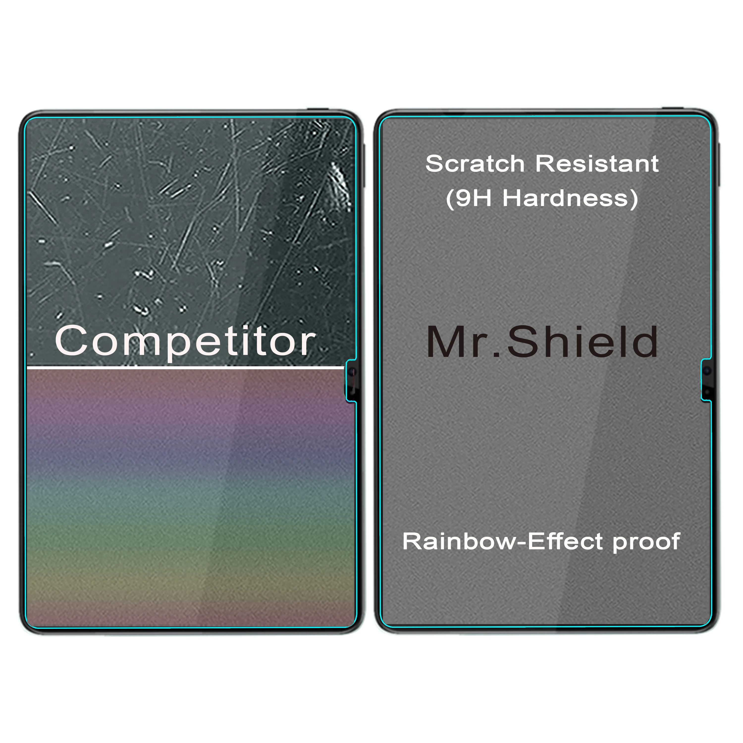 Mr.Shield [2-PACK] Screen Protector For TCL NxtPaper 10s Tablet 10.1 Inch [Tempered Glass] [Japan Glass with 9H Hardness]