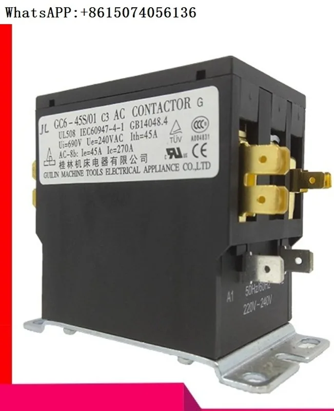 

Контактор переменного тока GC6-45S/01 C3 220В 1П 1НО