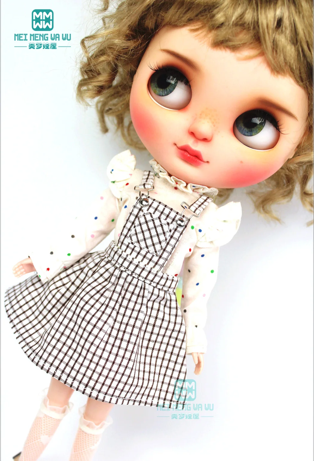 Ｎew Blyth Azone OB23 OB24 Doll clothes accessories Fashion suspender skirt, leggings, T-shirt