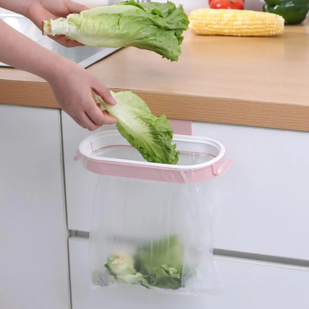 Trash Bag Holder Quick Install Trash Bag Holder Odor-control Garbage Rack with Secure Bag Holder Easy Installation for Cabinet