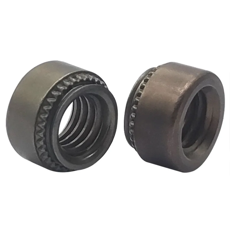 M3 M4 M5 M6 M8 M10 أسود الكربون الصلب CLS الذاتي التثبيت الجوز الصحافة إدراج جوزة برْشام Nutsert Rivnut بلاطة 0.8-3.18 مللي متر #3