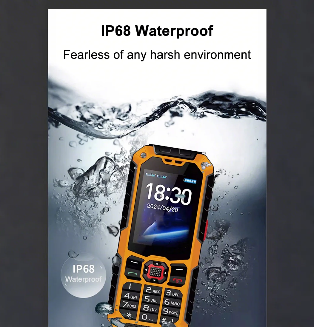 SALE ANYSCUE Dual Cards 4G POC Rugged Walkie Talkie RTOS System FM Radio 4000mAh IP68 Waterproof Radio For Realptt