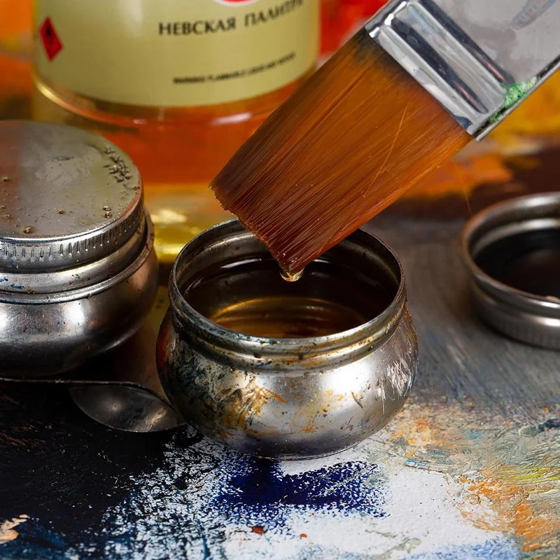 Russian White Night Oil Paint Medium Pigment Blended Linseed Oil 120/220ML Pigment Thinner College Art Student Painting Supplies