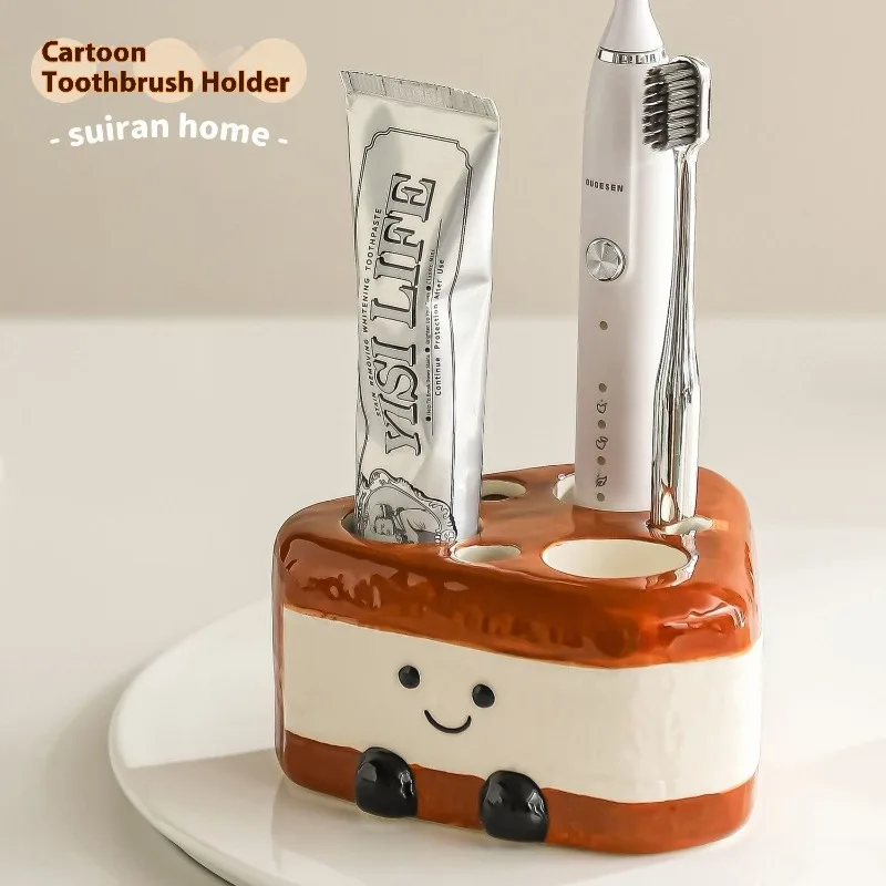 

Керамический держатель для зубных щеток с сыром, бутылка для лайона, стол для мытья ванной комнаты, основание для зубной пасты, кронштейн, органайзер для ванной комнаты, милые подарки