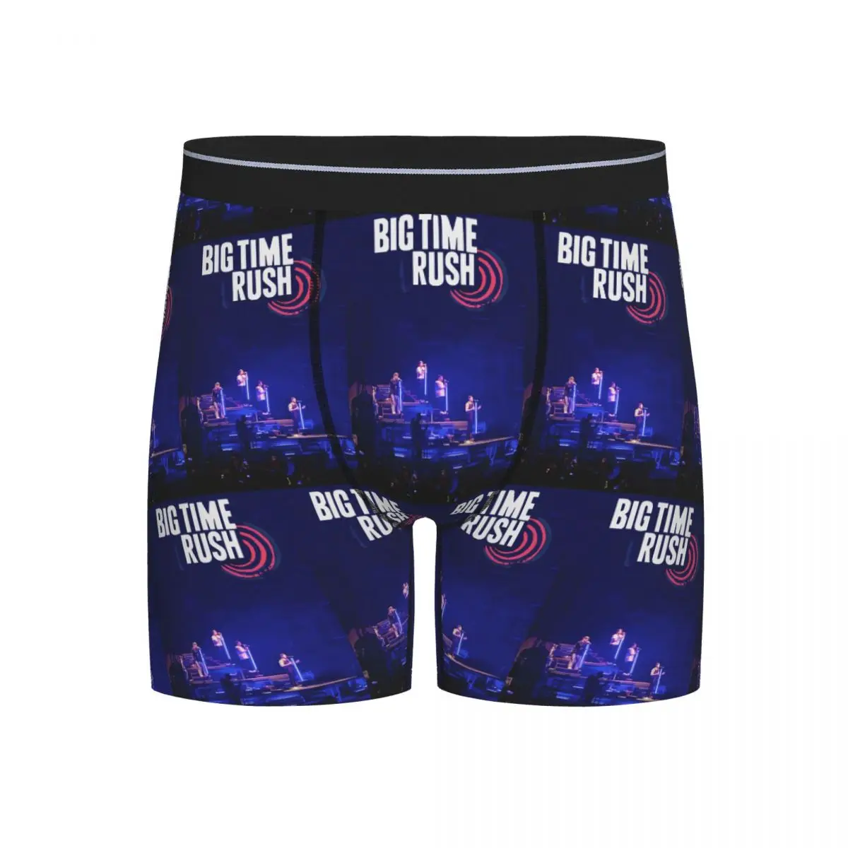 

Long Boxer Underpants Shorts Big Time Rush BTR Band Music Panties Male Breathable Underwear for Homme Man Boyfriend Gift