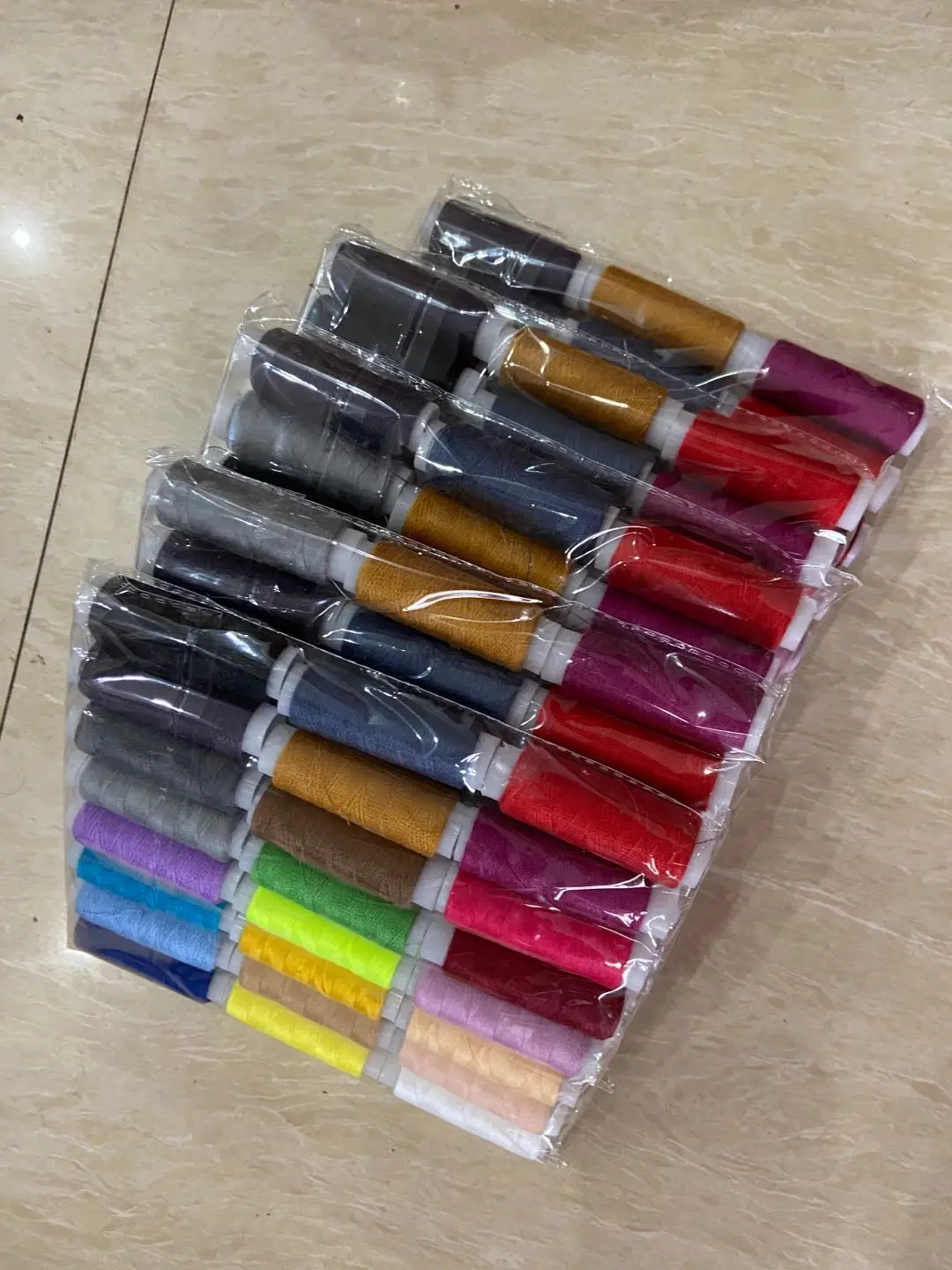 Sewing Thread Kit for Machine Embroidery, Colorful Thread, High Quality, DIY, 30Pcs, 200 Yards