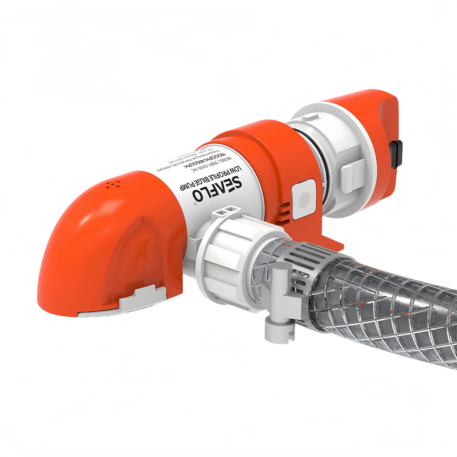 Bomba de agua para barco Seaflo, bomba de sentina automática Horizontal estrecha para yate, bomba de succión, Control Manual de drenaje, CC de 12V/24V