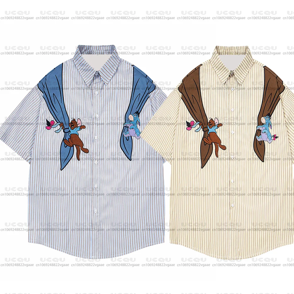 

Girls Tee Gift Clothes Y2k Top Sportswear T Shirt Women Top Casual Winnie-The-Poohretro Trendy Brand Oversized Couple Outfits