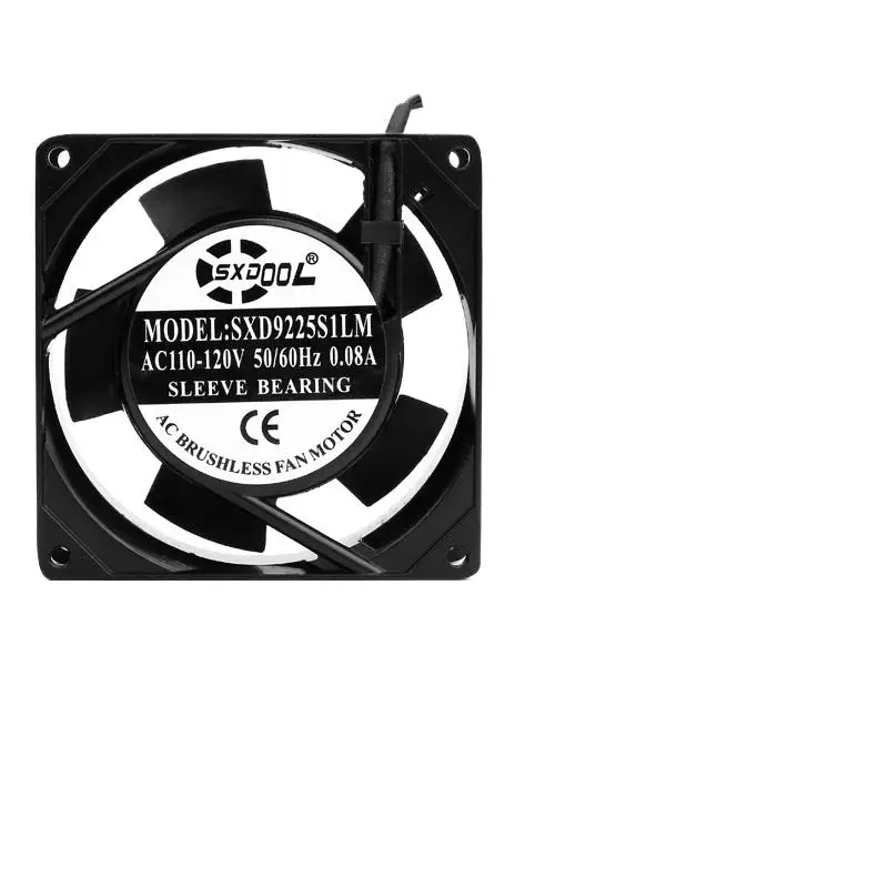 

110V 120V AC cooling fan 90mm 92mm Sleeve 2300RPM Cooler Axial cabinets case 92mmx 92mmx25mm