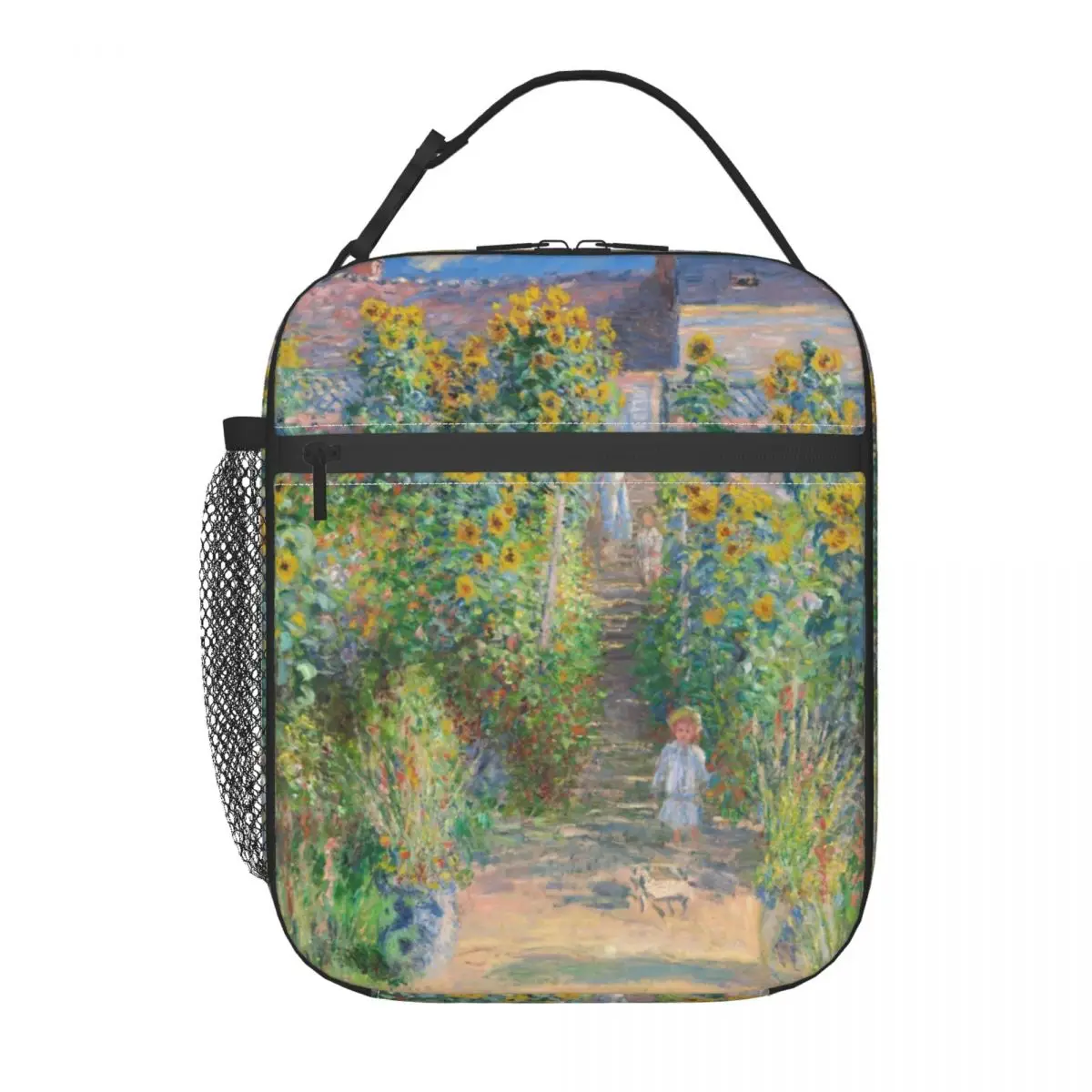 Der Garten des Künstlers in Giverny isolierte Lunch pakete für Camping reisen Claude Monet Malerei auslaufs ichere Kühler Thermal Bento Box