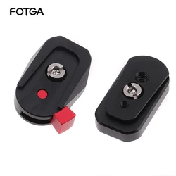 FOTGA Quick Release Plate Tripod Mini Self-Locking Quick Release Mounting Plate Device for Field Monitor or Articulating Arms