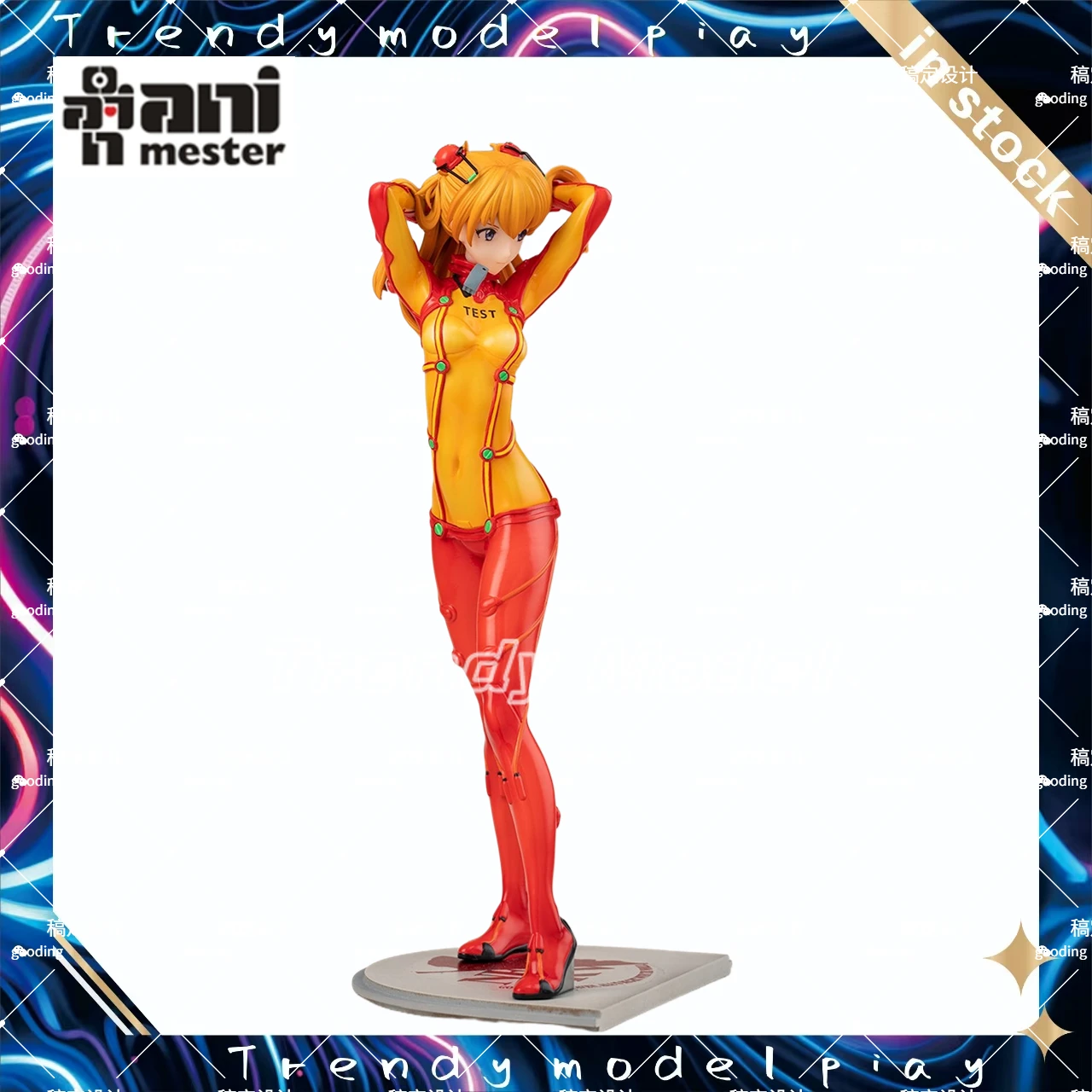 

В наличии оригинальная фигурка AniMester Soryu Asuka Langrey 1/7, модель игрушки, подарочная коллекция, украшения
