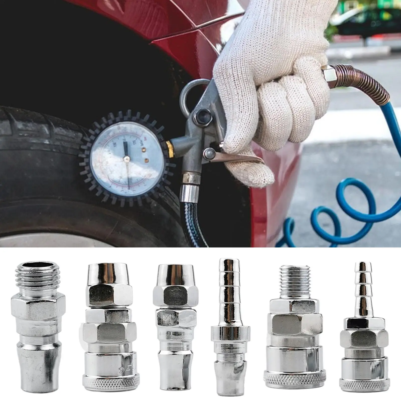 PNEUMATIC Air อุปกรณ์เครื่องมืออุตสาหกรรมประเภท C หมุนเครื่องมืออุปกรณ์ชายและหญิงปลั๊ก QUICK RELEASE คอมเพรสเซอร์นิวเมติก