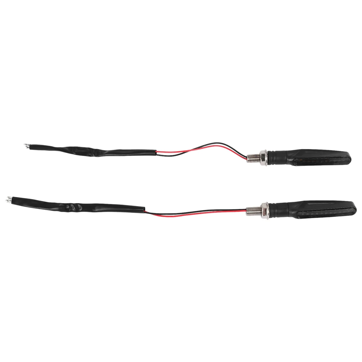 #417B Motorcycle LED Turn Signal Lights for Kawasaki Ninja 1000 250R 300 650 650R ZX7R (black) view 4